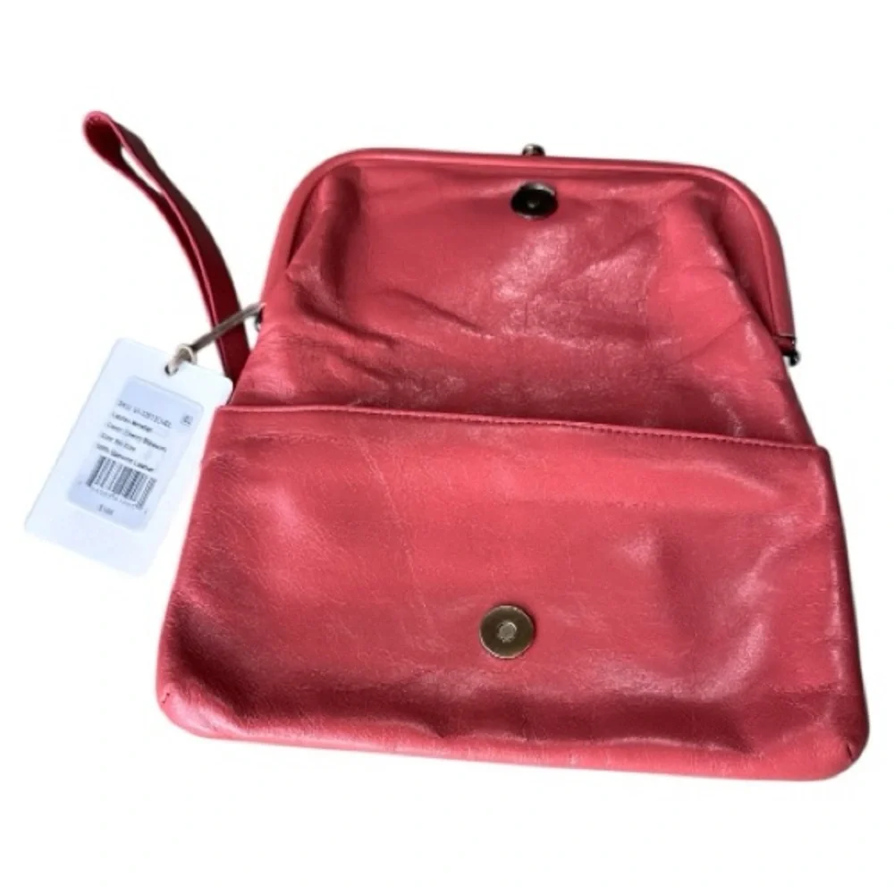 Hobo Lauren Wristlet Cherry Blossom Genuine Leather